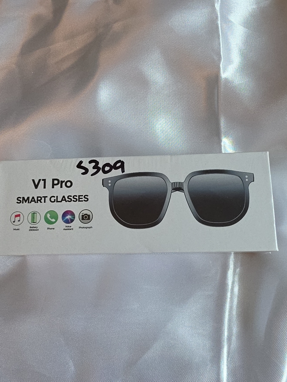 V1 Pro Smart Glasses in Black